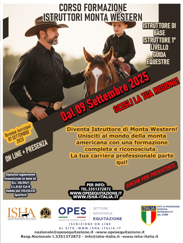 🔥 Diventa Istruttore di Monta Western! 🔥 Diventa Istruttore di Monta Western!